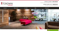 Desktop Screenshot of crowninteriors.com