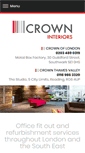 Mobile Screenshot of crowninteriors.com